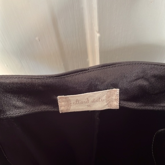 Altered State Satin Black Cowl Neck Midi Dress - Picture 7 of 7